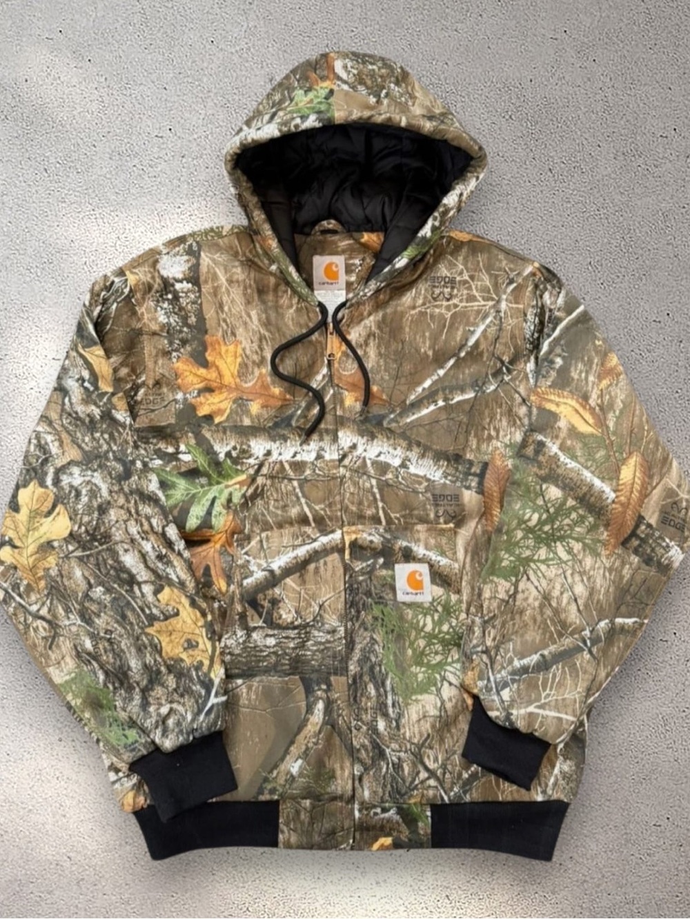 Reworked vintage Carhartt Realtree Camo Hooded Work Jacket